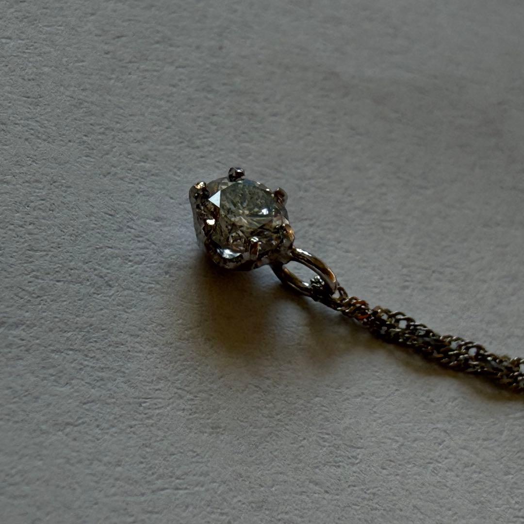 プラチナ850 Pt900 ダイヤモンド 0.15ct ネックレス