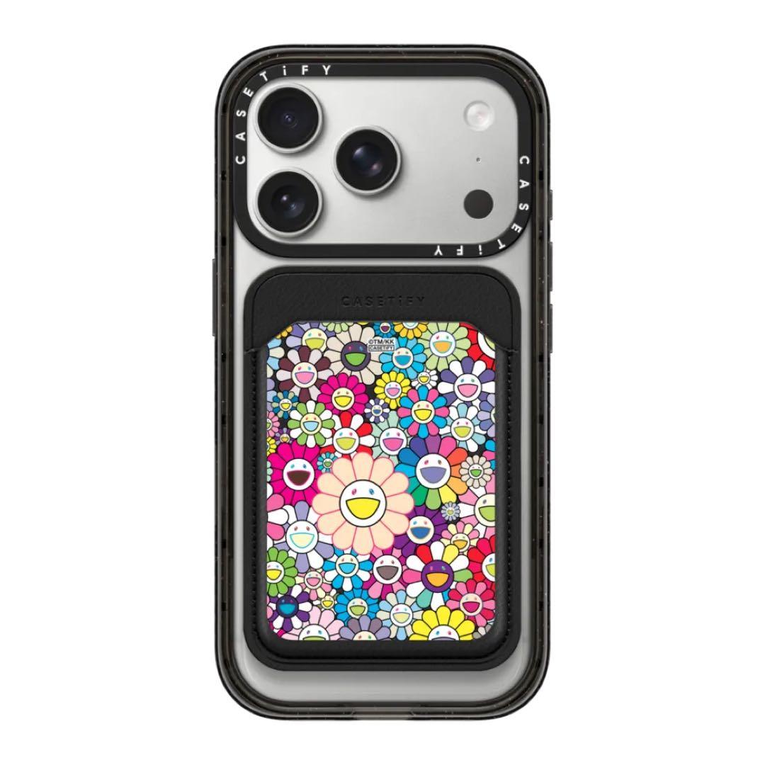 【完売商品】村上隆xCASETiFY BioVeg MagSafe ウォレット 村上隆 x CASETiFY: FLOWERS BLOOM 数量限定商品と新作デザインを続編