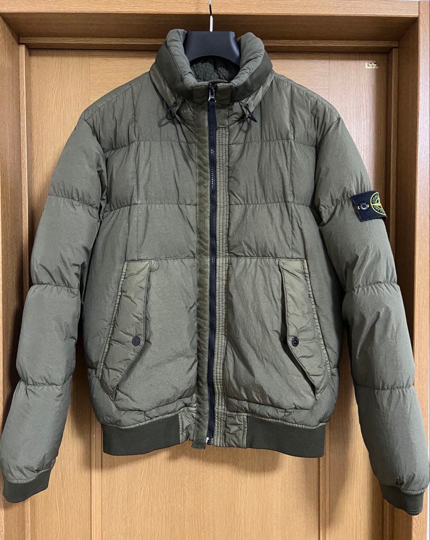 STONE  /ストーンアイランド / ダウンジャケット / M STONE ISLAND (ストーンアイランド) ナイロン フルジップ ダウン