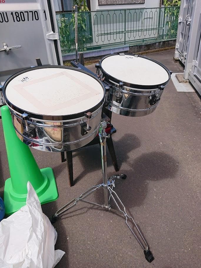 ラテンパーカッション AFRO ティンバレス 14”15”スタンド付 - メルカリ