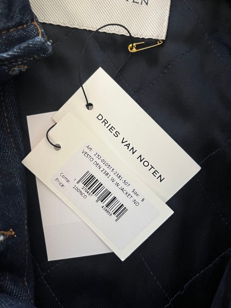 新品　dries van noten VESTO DEN W.W.JACKET