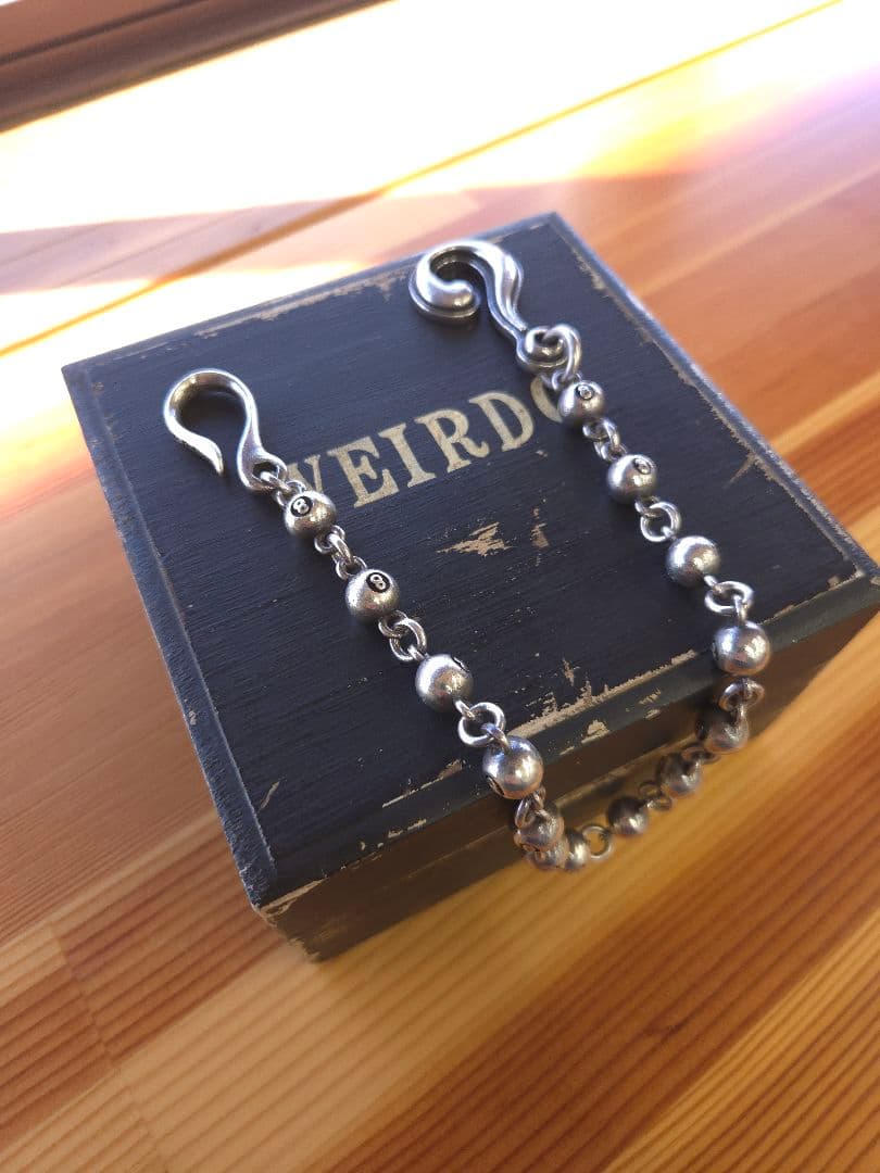 WEIRDO 8ボール　ウォレットチェーン SLV925 ウィアード WEIRDO GEAR HEAD WALLET CHAIN 8ボール 真鍮ウォレット