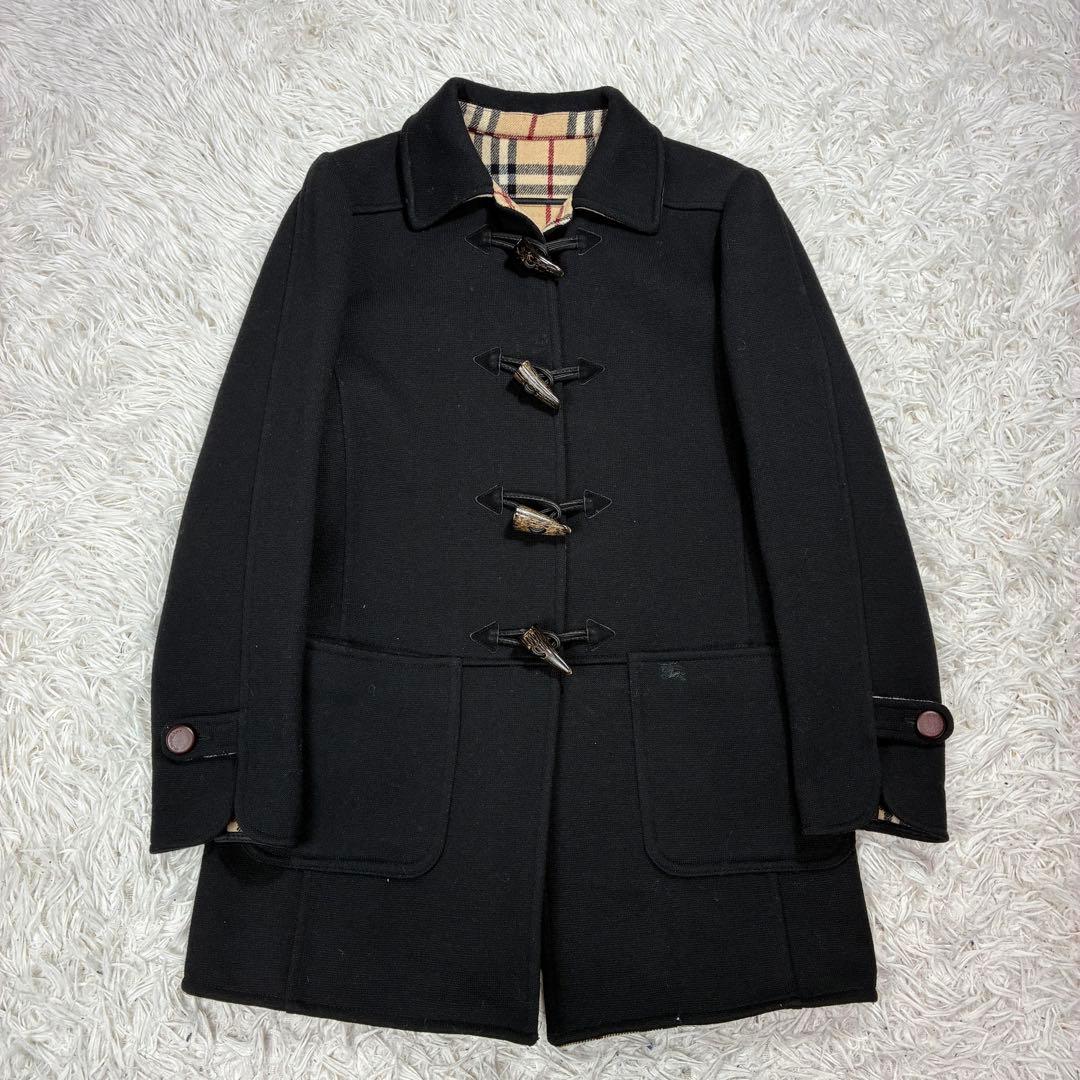 Burberry ダッフルコート ウール ノバチェック トグル 水牛 L - odrs.ca