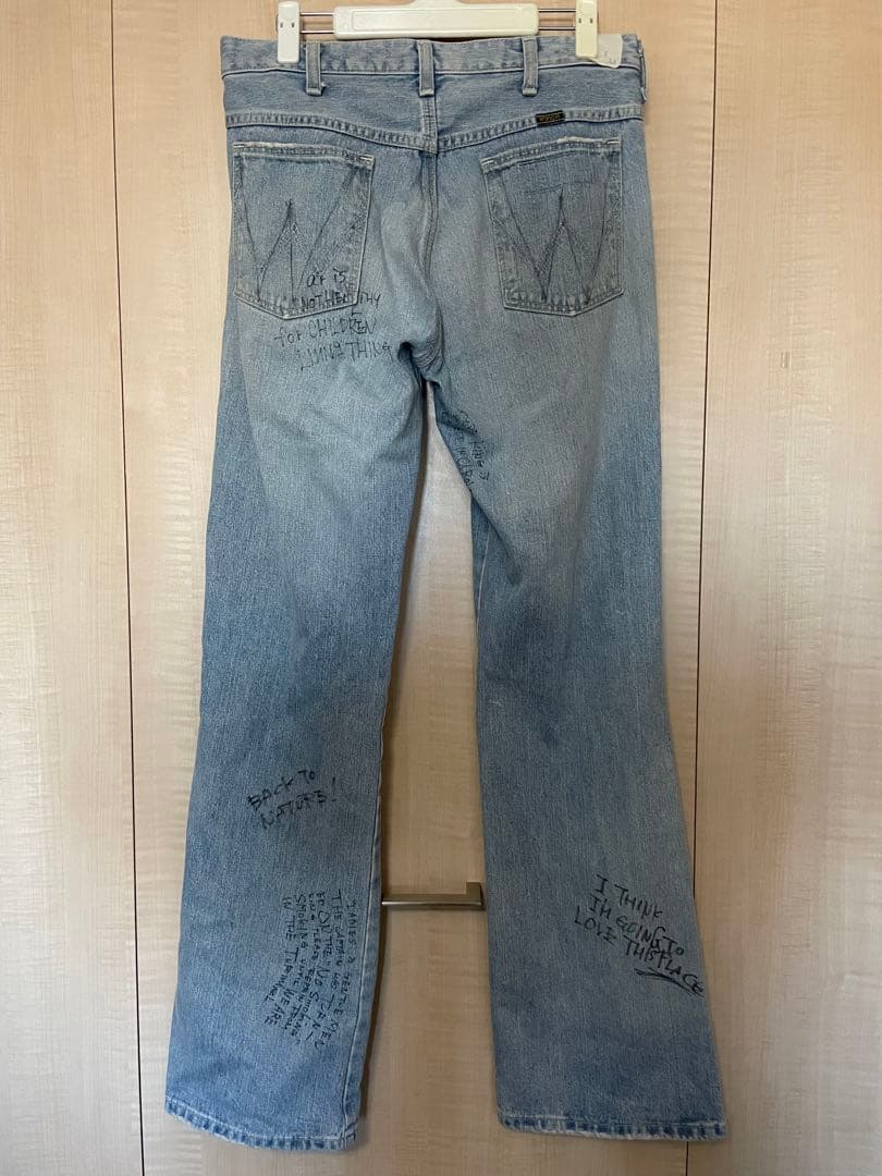ボーン様専用】N.hoolywood wrangler コラボ デニム 落書き - メルカリ