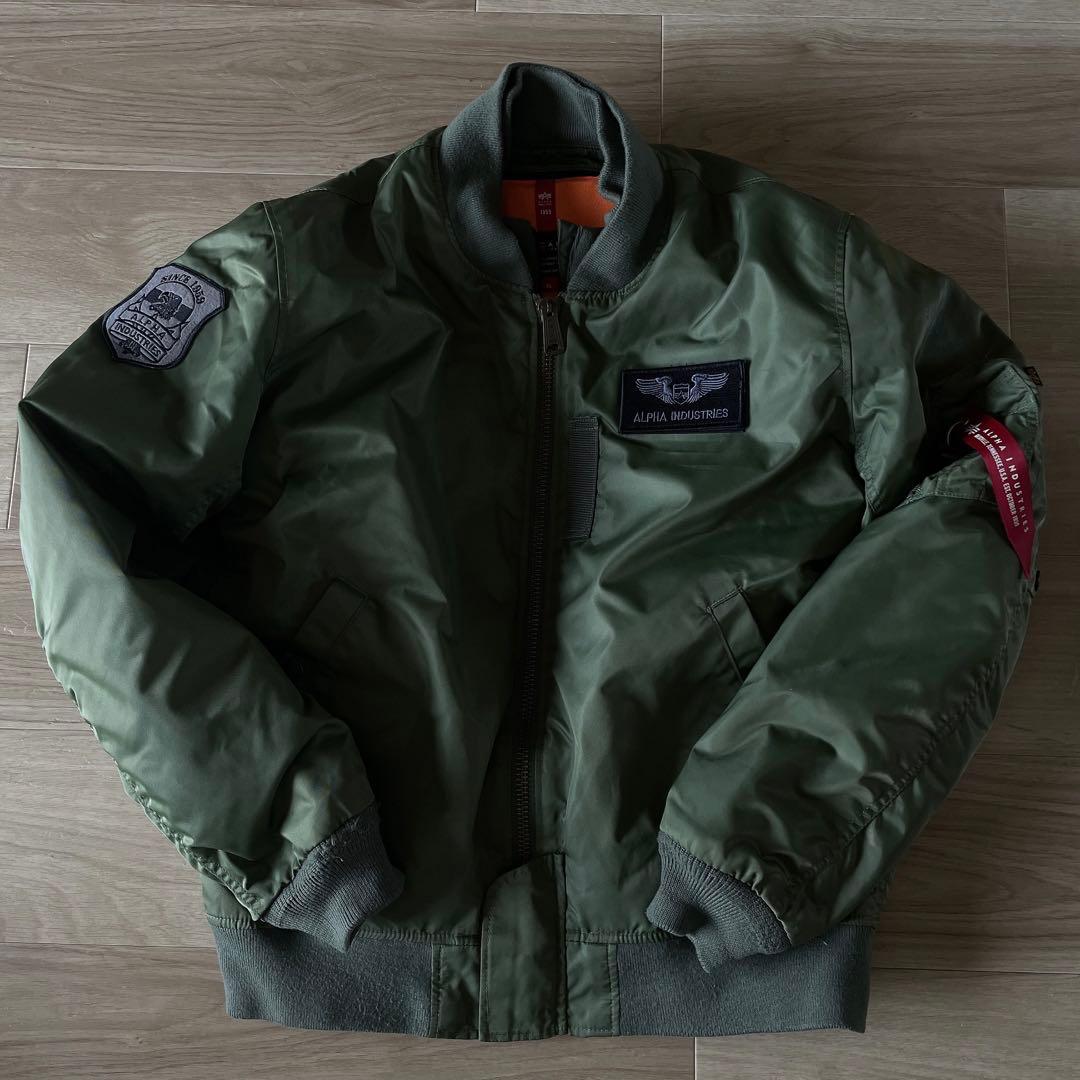 希少 ALPHA アルファ 1959 フライトジャケット MA-1 - メルカリ