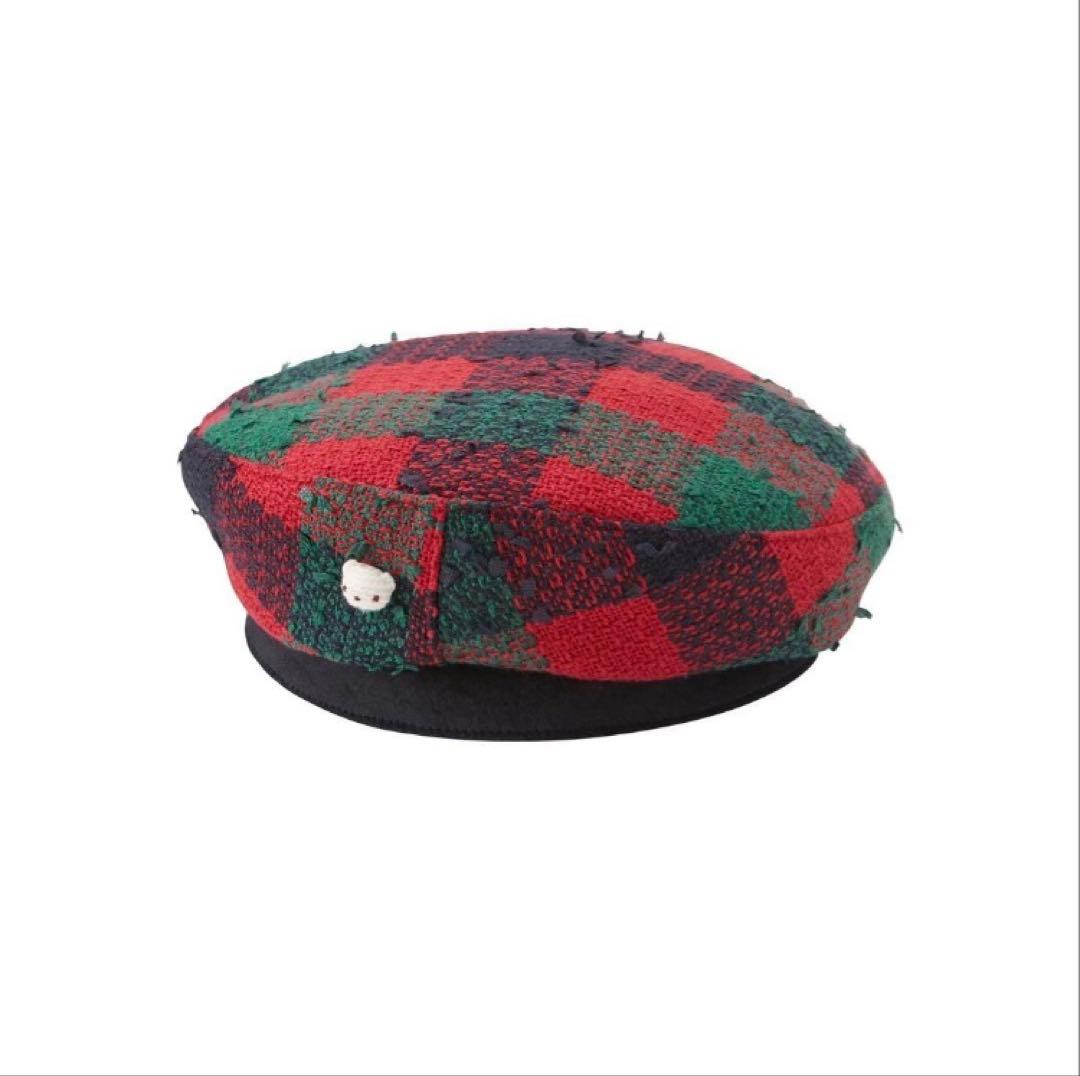 ファミリア ベレー帽 XF赤チェック Triple*fortune】ベレー帽(赤チェック) | KIST ONLINE STORE
