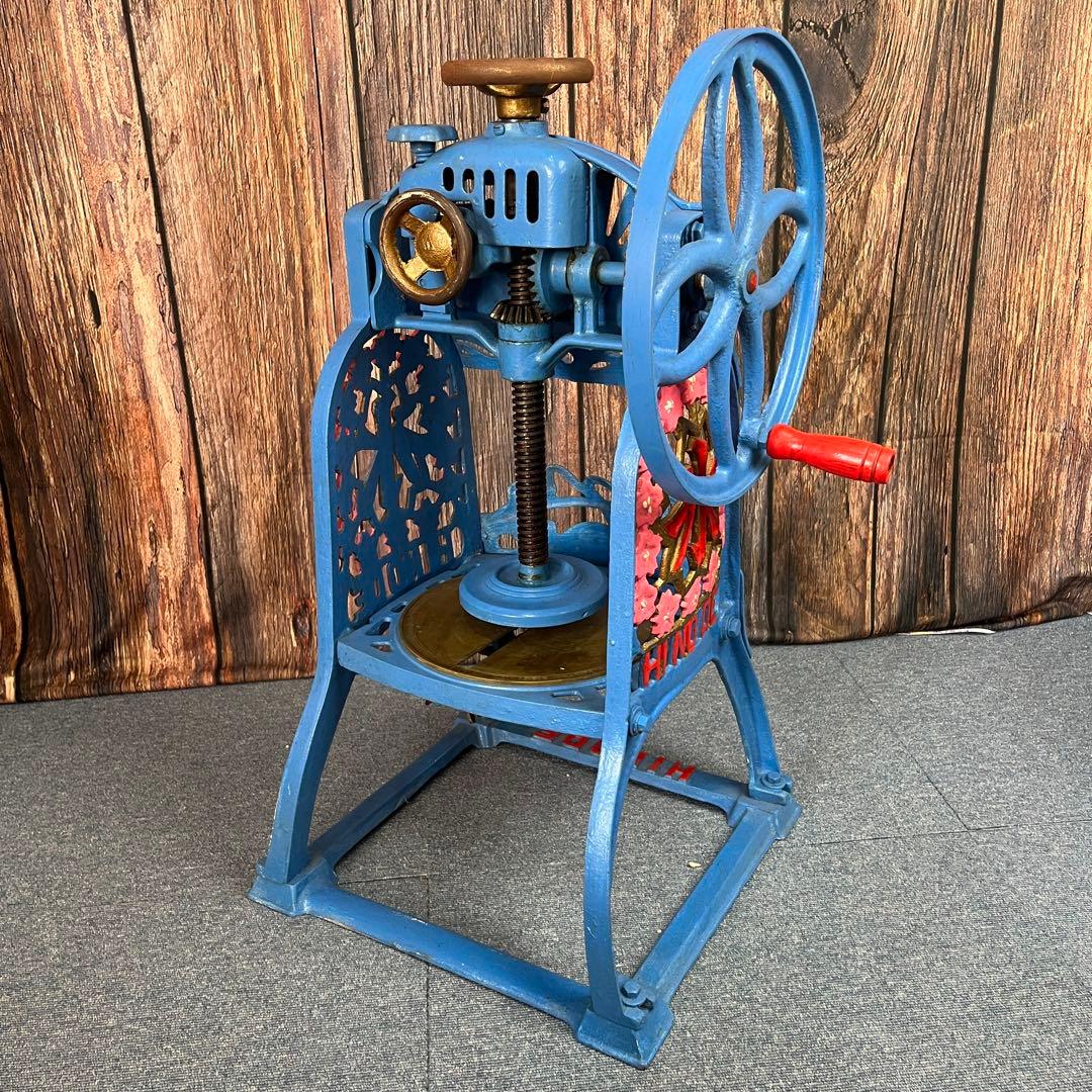 手動式 かき氷機 氷削機 業務用 日之出 HINODE 昭和レトロ