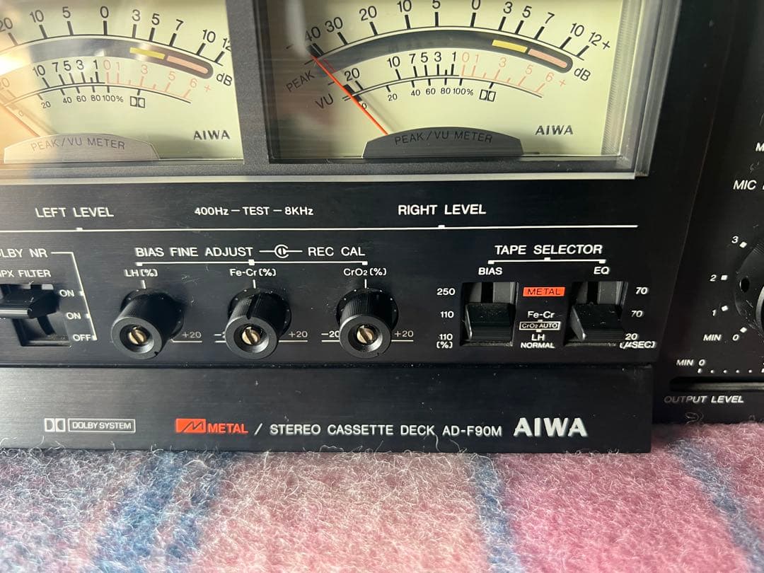AIWA アイワ カセットデッキ AD-F90 - メルカリ