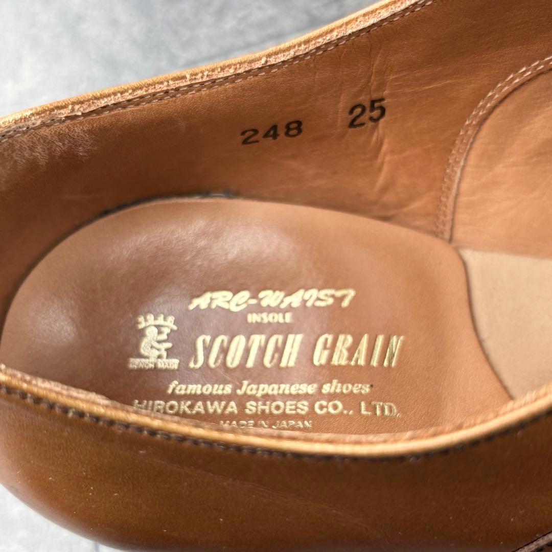 名門《Scotch Grain》248内羽根クォーターブローグ【ブローデンⅡ】