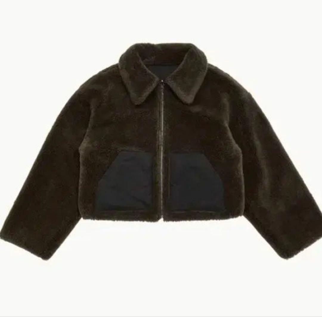 amomento リバーシブル ジャケット ブルゾン - メルカリ