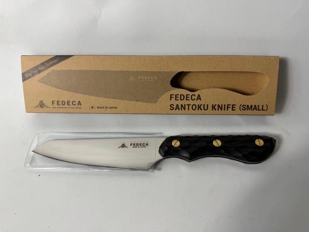 【新品】FEDECA フェデカ　三徳包丁　小　名栗ブラック 三徳包丁 小 名栗ブラック 16,500円【000989】