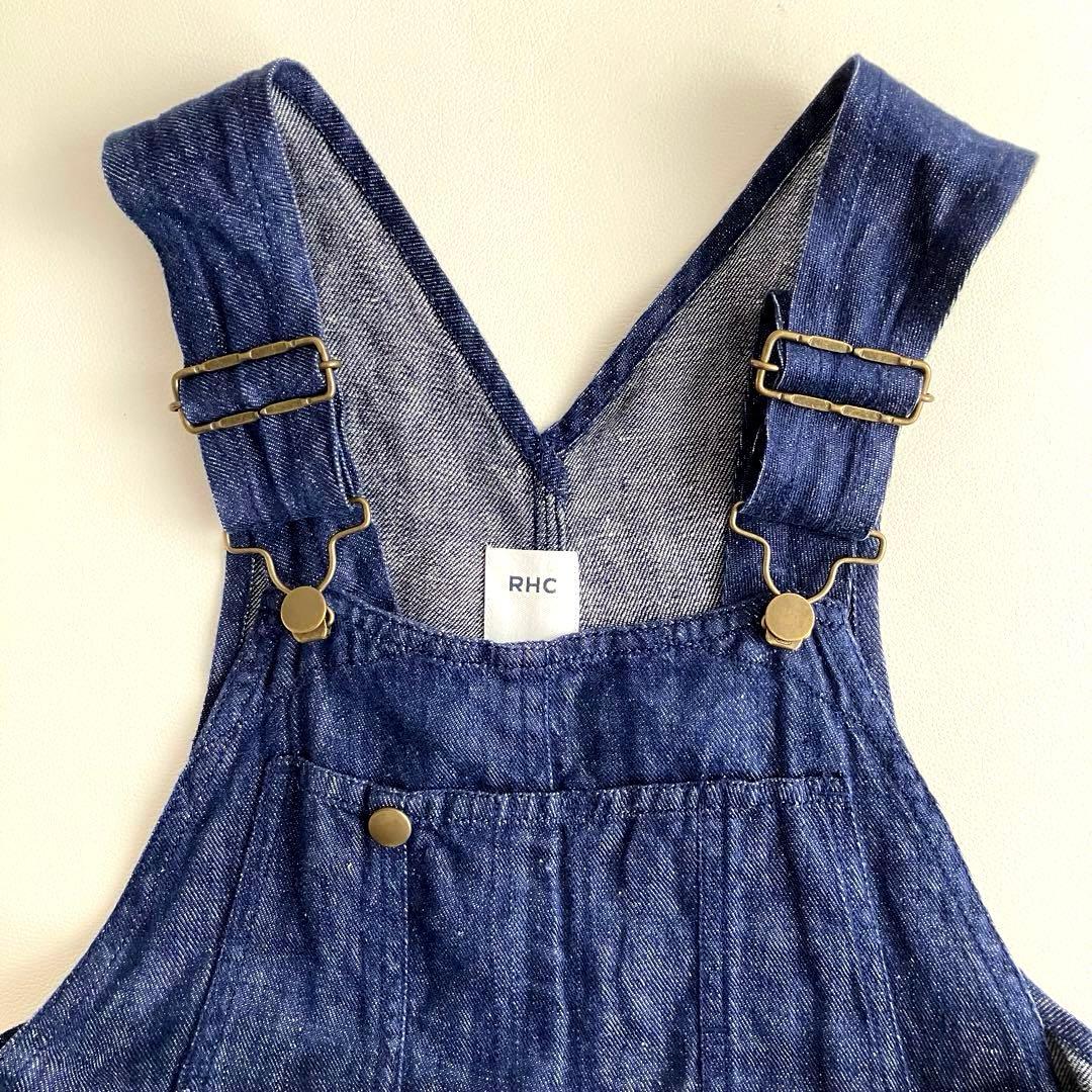 美品✨RHC ロンハーマン リネン サロペット インディゴ オーバーオール