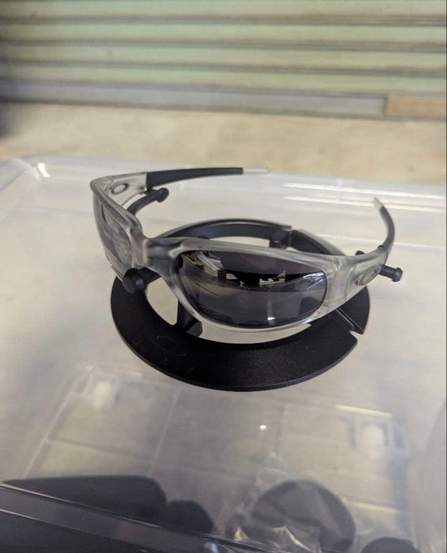 Oakley クリア ブラック スポーツサングラス OAKLEY（オークリー） 度付き サングラス クリア（透明）レンズ