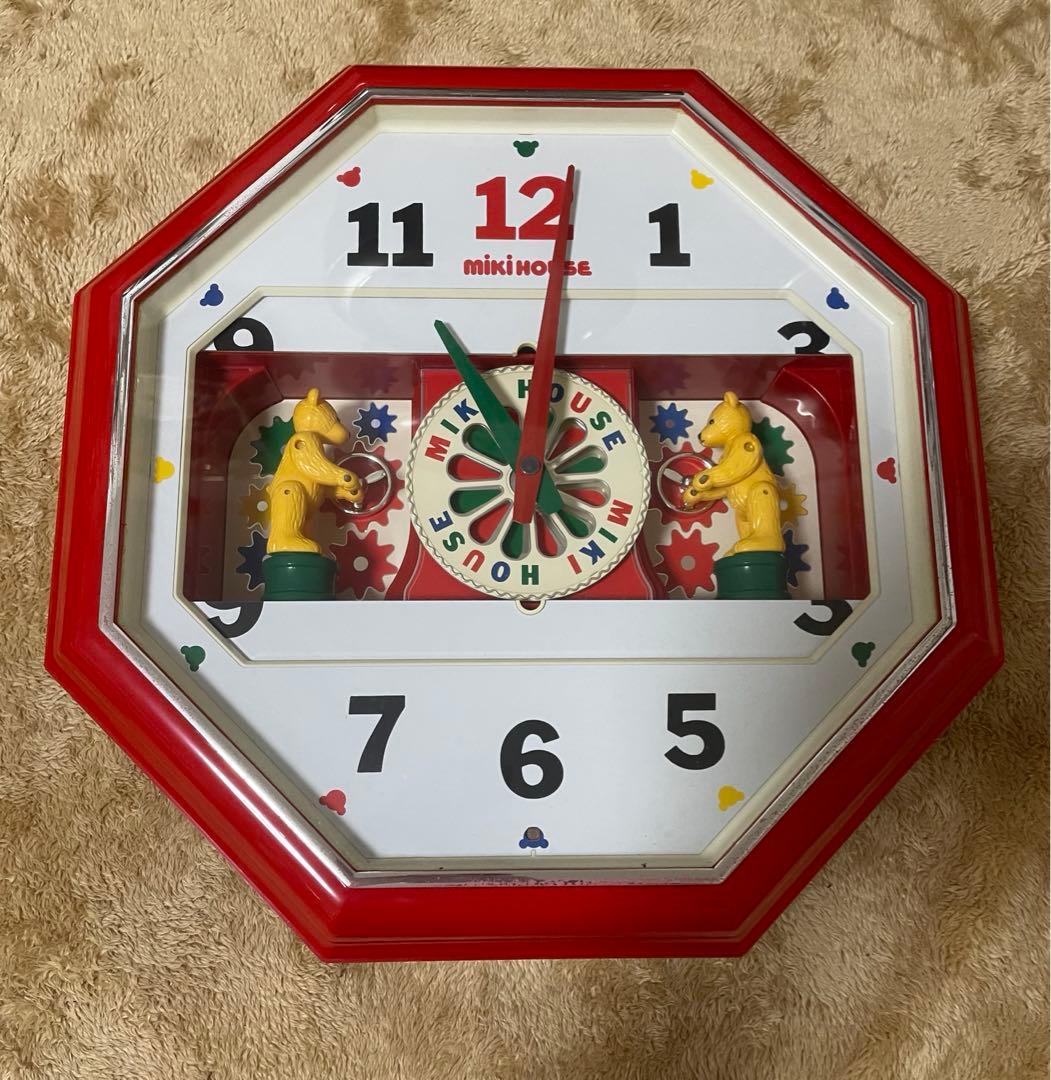 最安値 ミキハウス miki house からくり時計 非売品 掛け時計 音楽