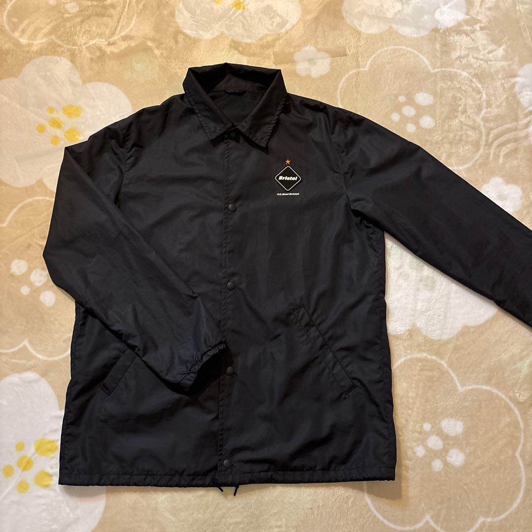 ブリストル Bristol コーチジャケット ナイロンジャケット 黒 Lサイズ F.C.Real Bristol】【35 STAR COACHES JACKET】エフシーレアル