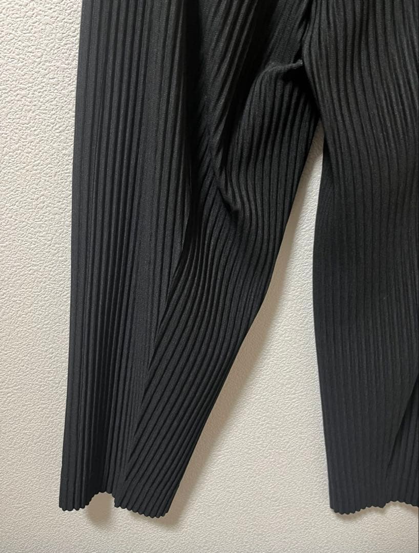 イッセイミヤケ オムプリッセ センタープレススラックスHP31-JF126-15