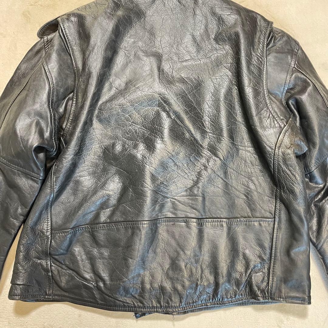 vintage brunswick ダブルライダース レザージャケット XXL