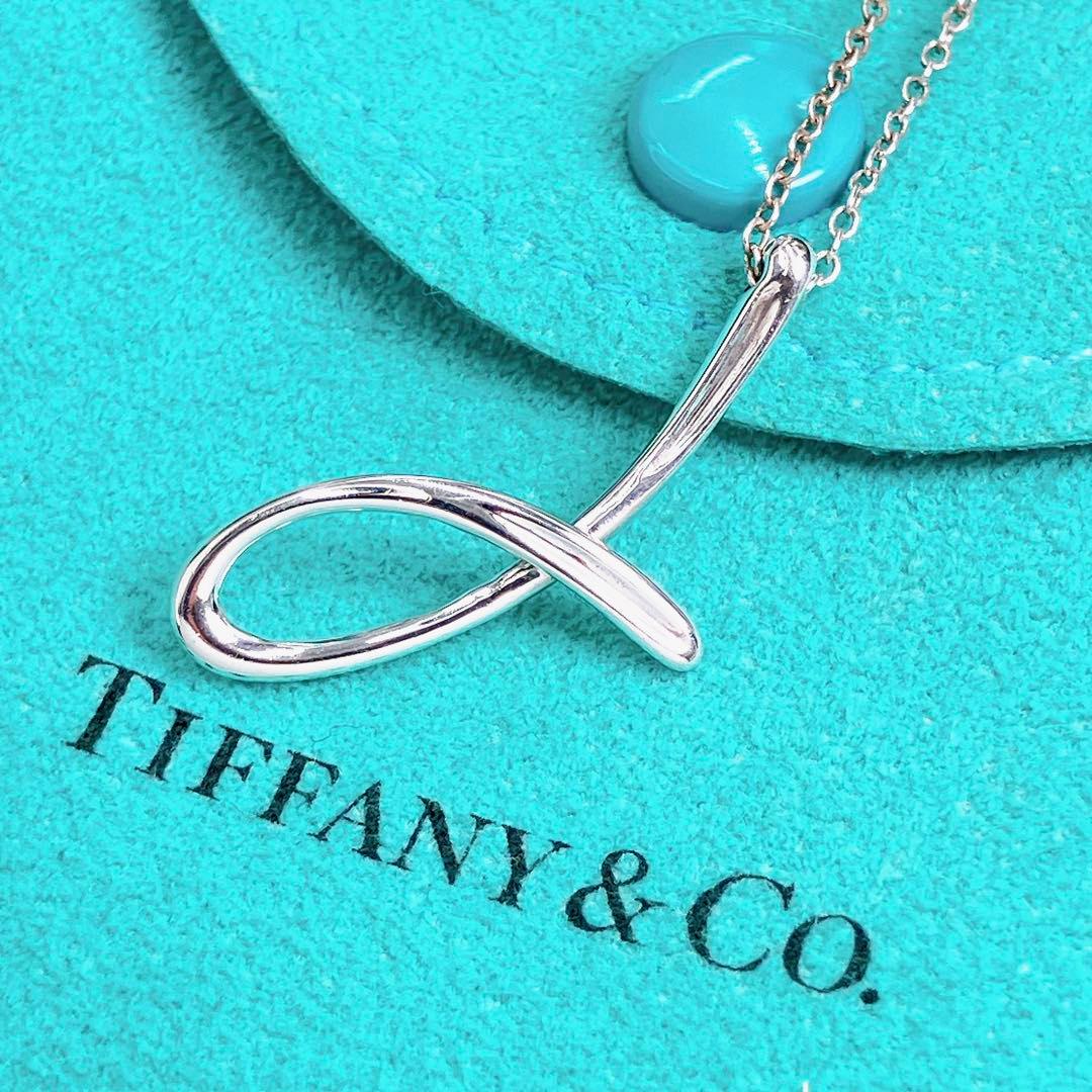 極美品✨ティファニー レター イニシャル J ネックレス シルバー925