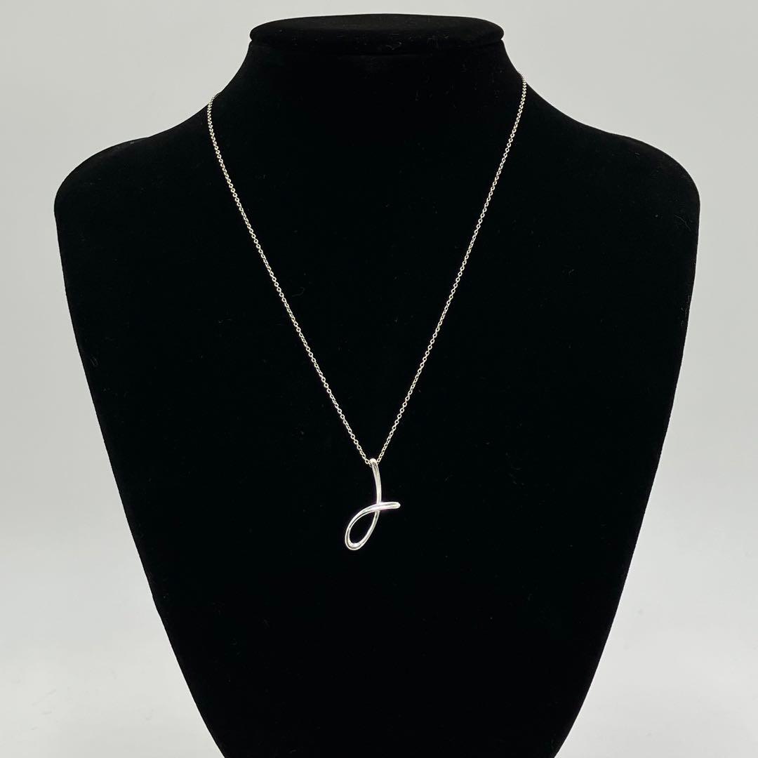 極美品✨ティファニー レター イニシャル J ネックレス シルバー925