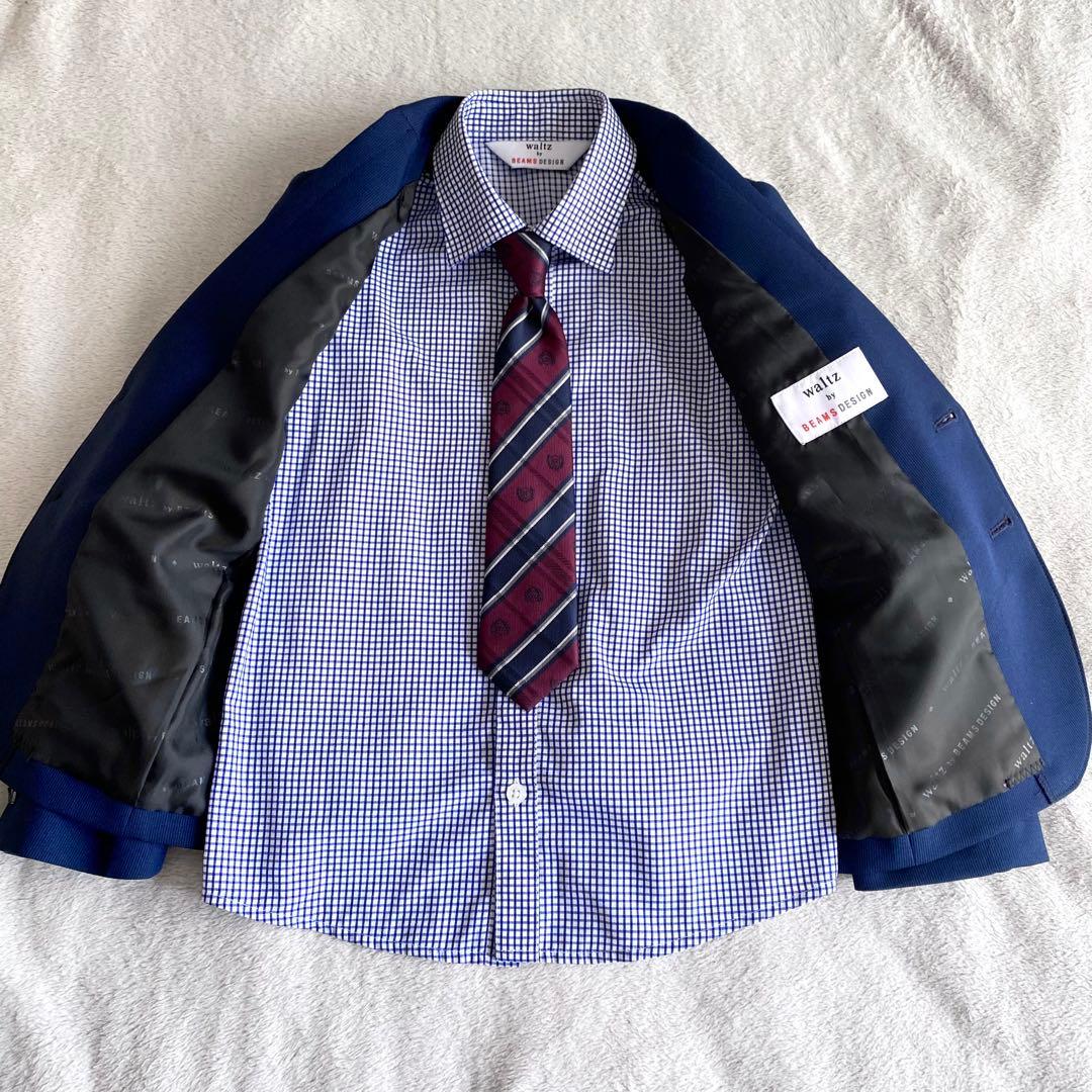 極美品】ワルツバイビームスデザイン スーツセットアップ 120 6点