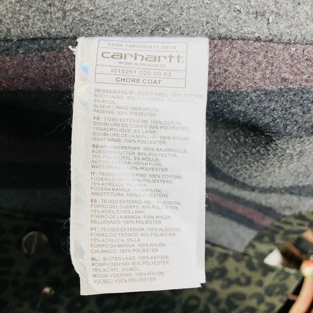 S*8様 【希少・美品】Carhartt チョアコート コーデュロイ襟 レオパー