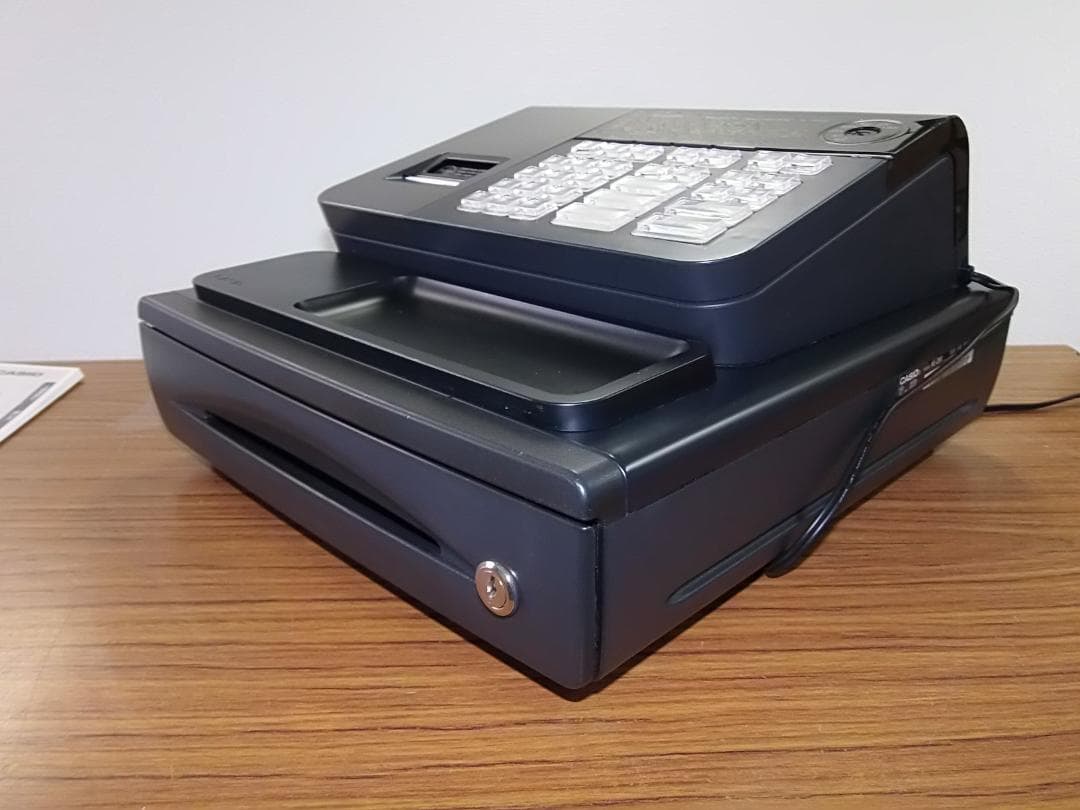 NL-200小さい簡単レジカシオ横型領収証レジスター 8部門 2503312
