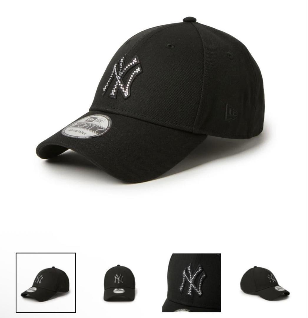 9FORTY Rhinestone ラインストーンニューヨークヤンキースブラック 9FORTY Rhinestone ラインストーン ニューヨーク・ヤンキース ブラック