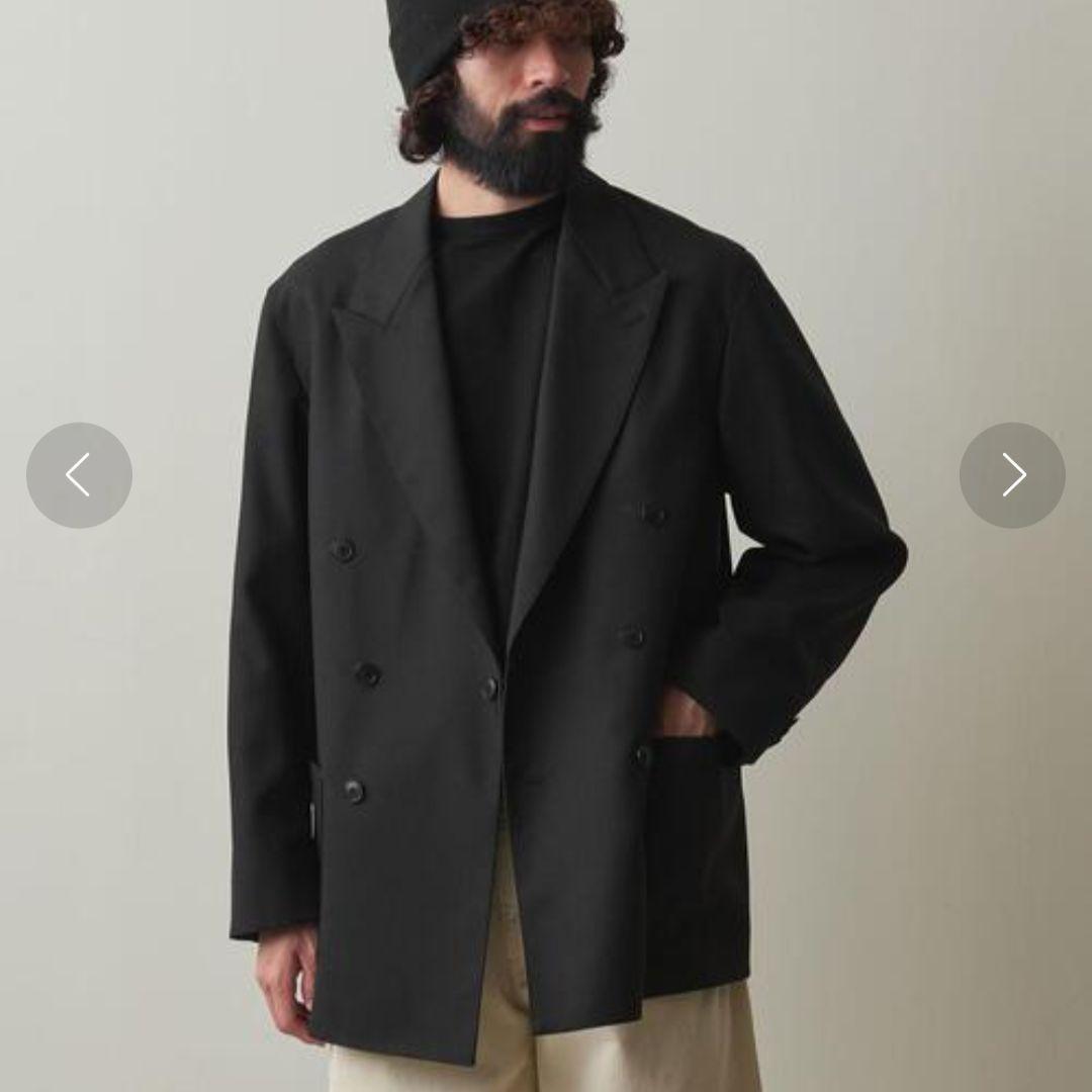 超高級☆極美品◎スティーブンアラン ダブル テーラードジャケット 黒