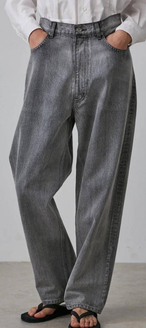 イレーヴ　YLEVE / 13.5oz DENIM BAGGY FADE