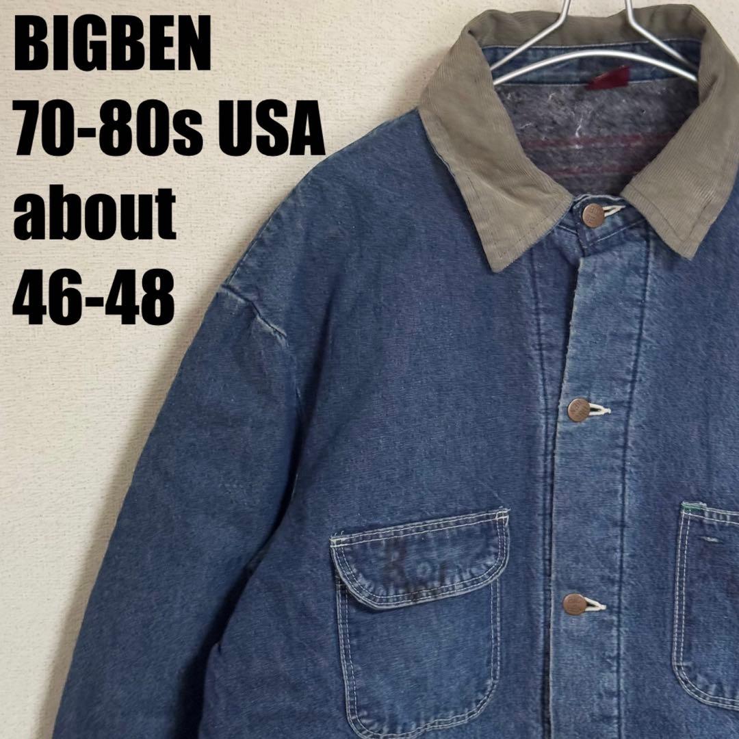 BIGBEN 70s 80s USA製 デニムカバーオール デニムジャケット - メルカリ