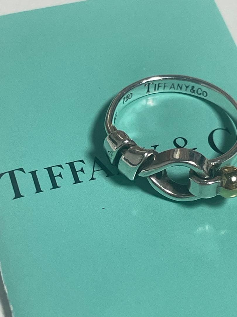 最終値下げ】ティファニー フック＆アイ コンビ リング 9号 指輪