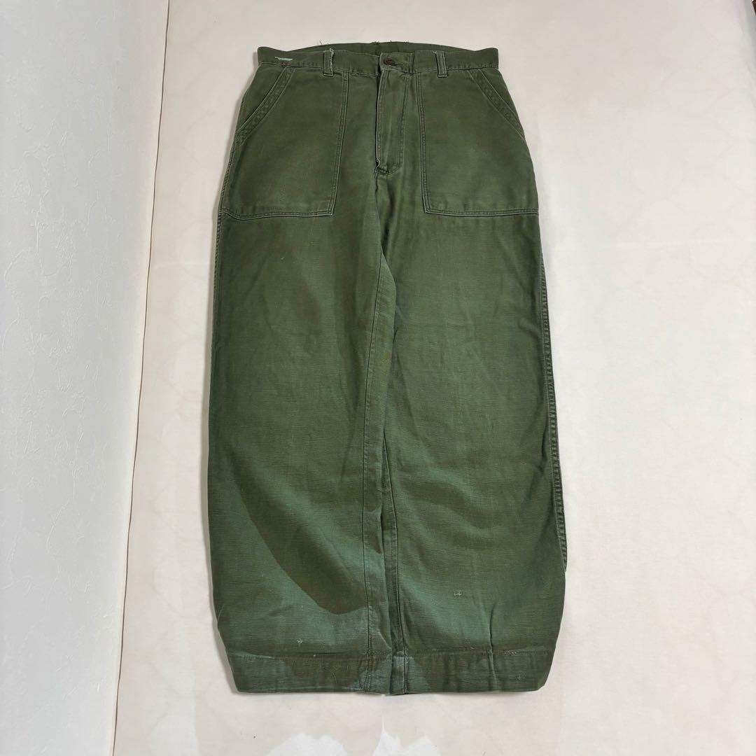 60sベイカーパンツ US ARMY OG107 GRIPPERジップ - メルカリ