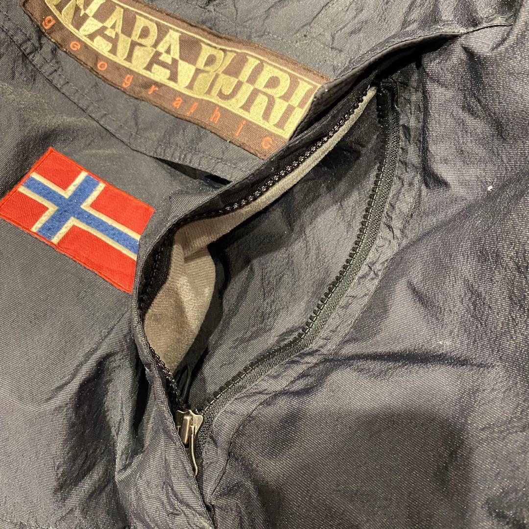 NAPAPIJRI】マウンテンパーカー ナイロンジャケット USED感◎ XL