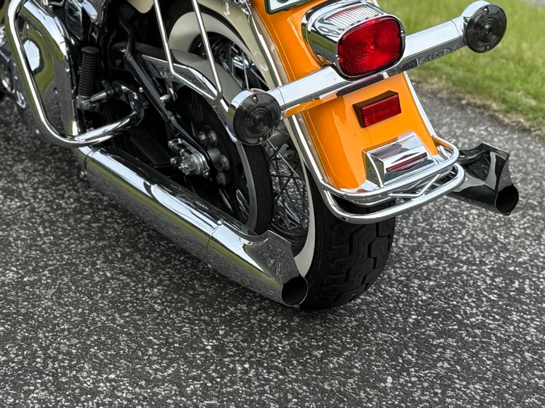 KERKER ハーレー スリップオンサイレンサー フィッシュテール