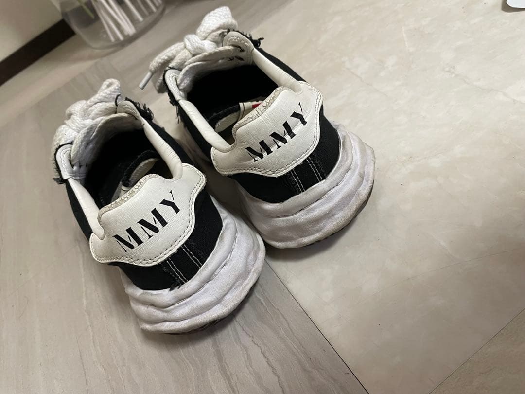 MMY スニーカー 黒/白 - メゾンミハラヤスヒロ MMY ブラック/ホワイト