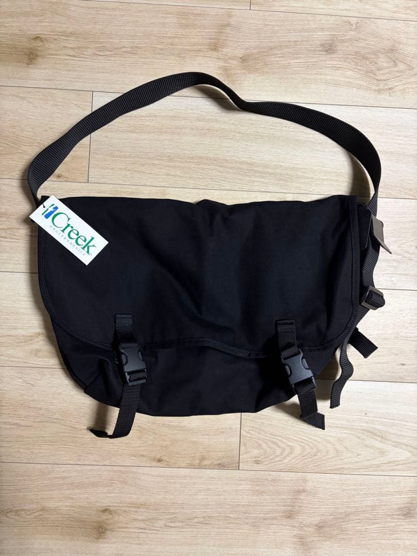 Creek ブラック メッセンジャーバッグ CREEK クリーク Angler's Device ブラック メッセンジャー ショルダー