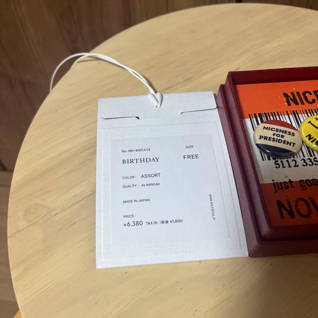 NICENESS BIRTHDAY 2024年AW