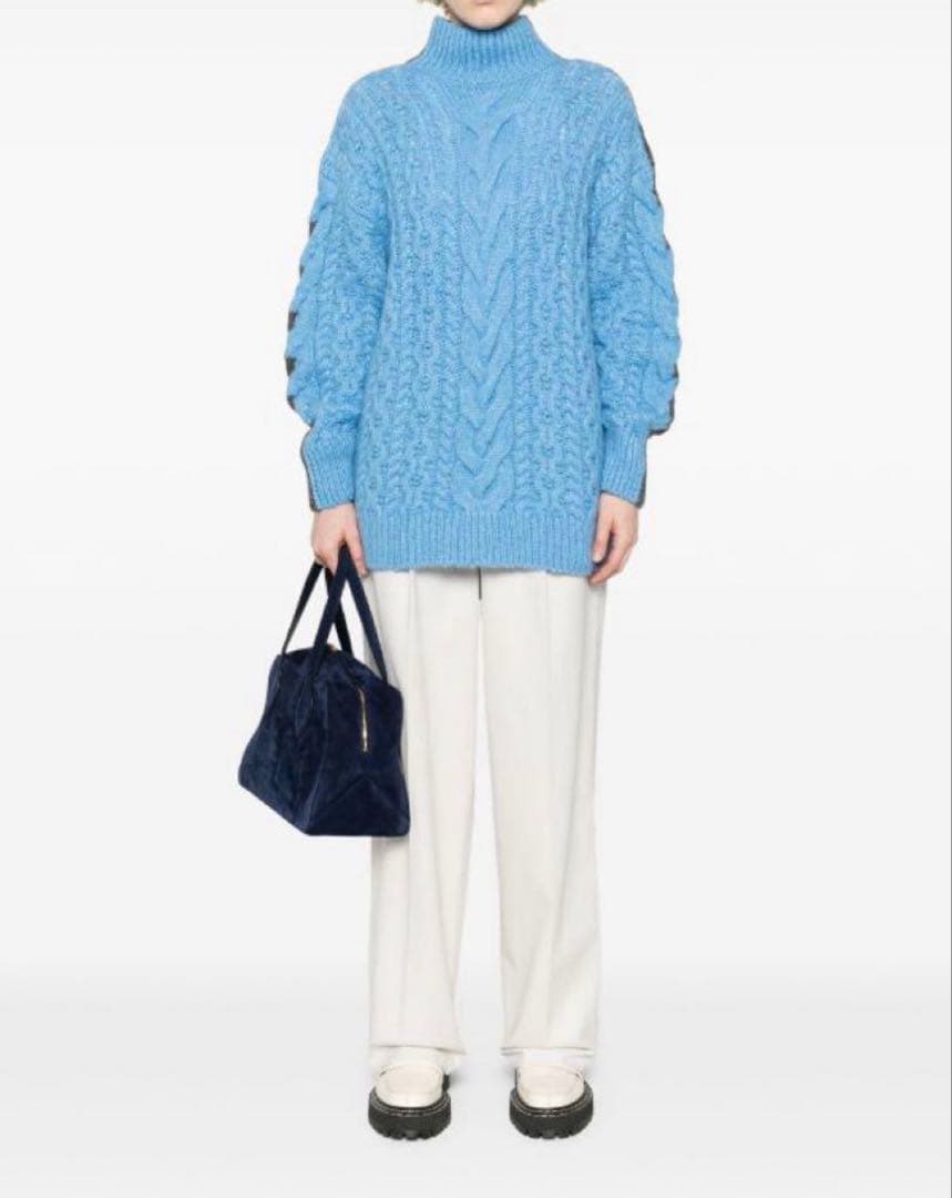 定価24万 新品 ステラマッカートニー 水色 ニット XS - メルカリ