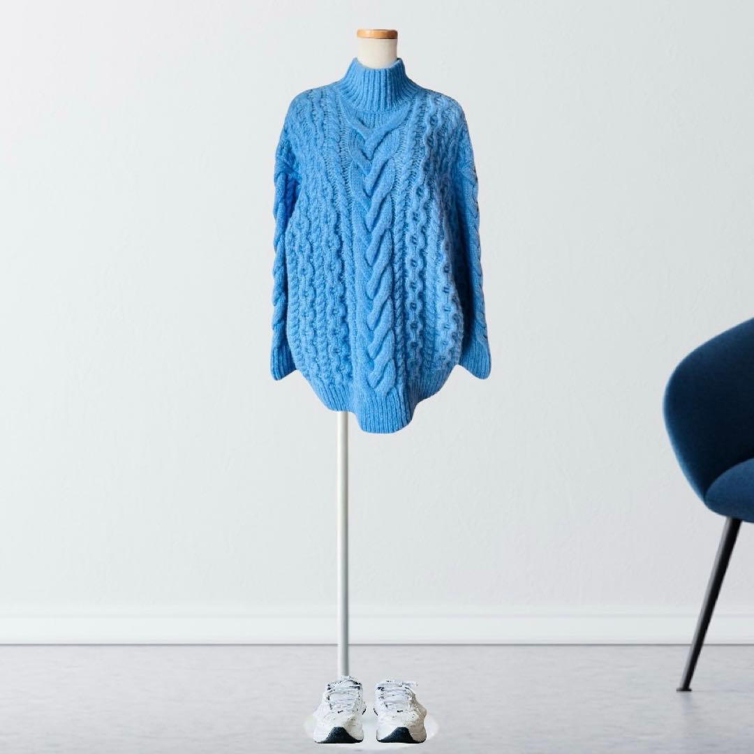 定価24万 新品 ステラマッカートニー 水色 ニット XS - メルカリ