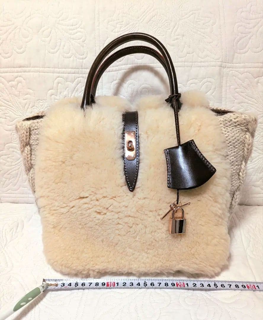 ユッコ様専用 MUKU ムク モンテローザ ムートンハンドバッグ もこもこ