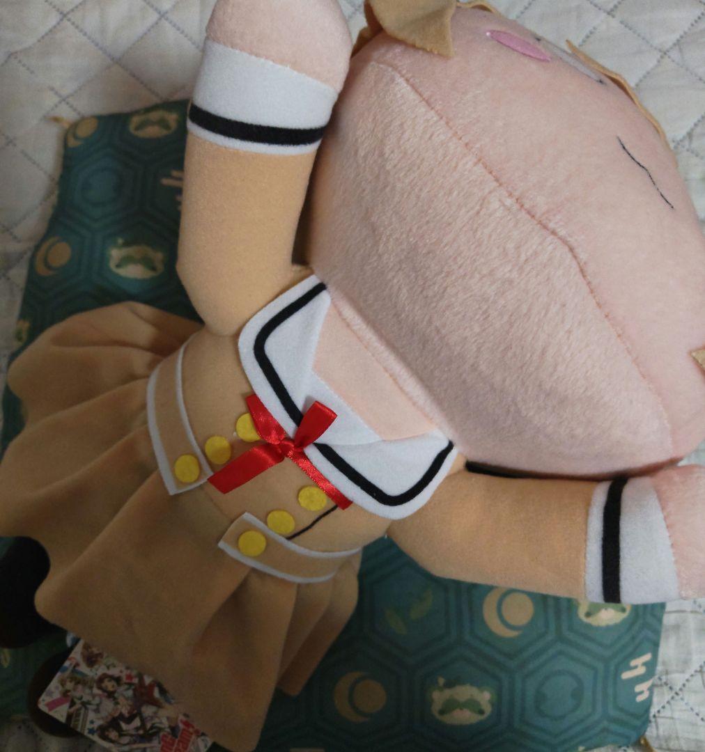 美品】バンドリ メガジャンボ寝そべりぬいぐるみ 市ヶ谷有咲 ポッピン