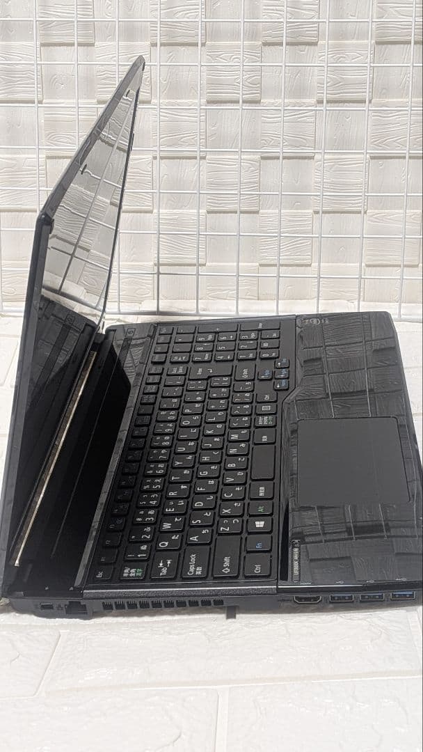 富士通 LIFEBOOK AH45 15.6インチブラック（ブルーレー交換済）
