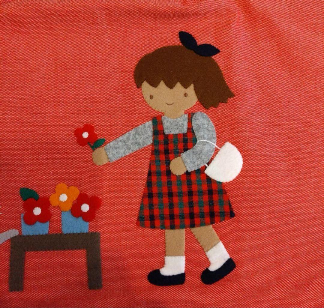 ファミリア デニムバッグ お花屋さん 2017年AW 手刺繍 ねこ - メルカリ