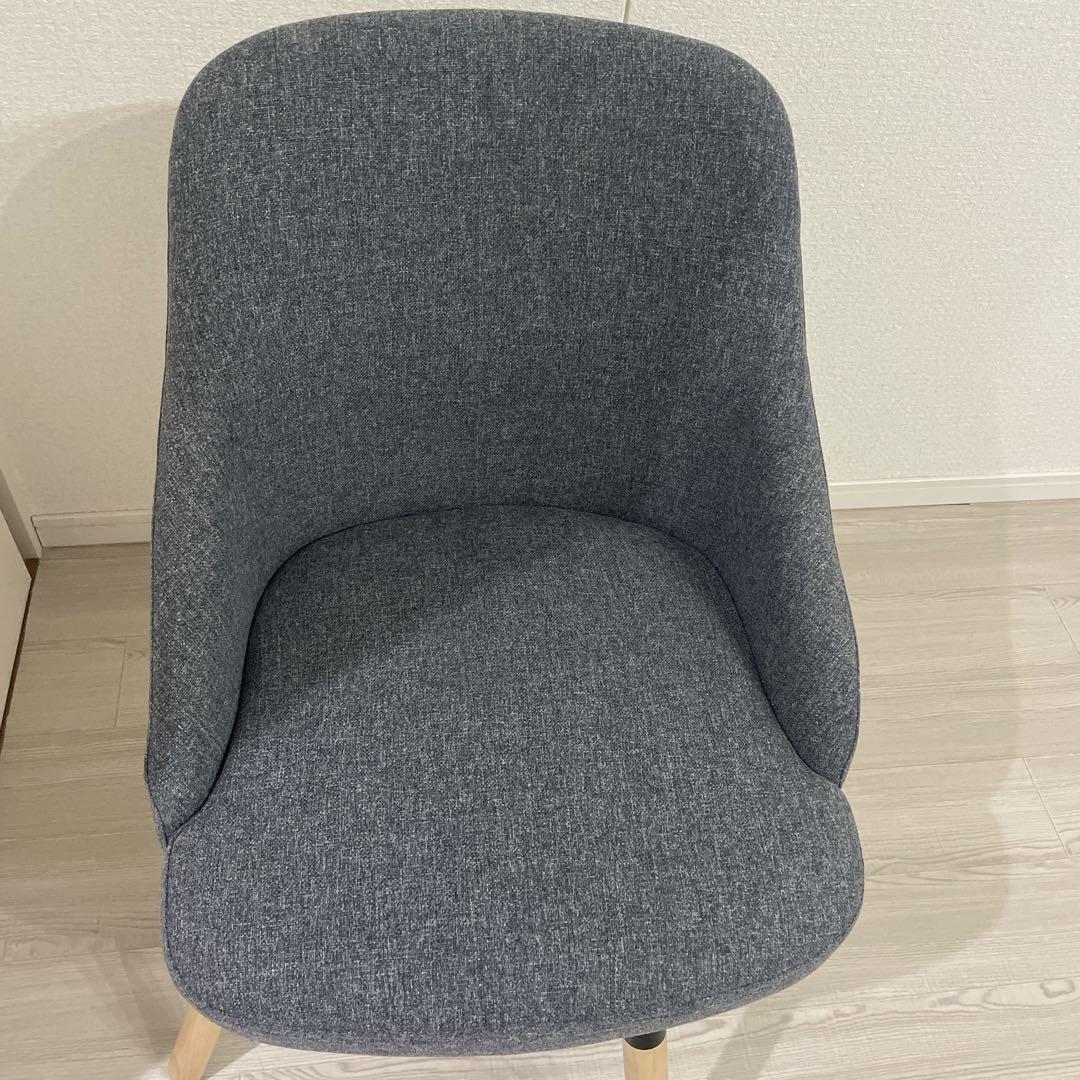 ikea JANOLOF ヤンオロフ 回転ダイニングチェア ライトグレー - メルカリ