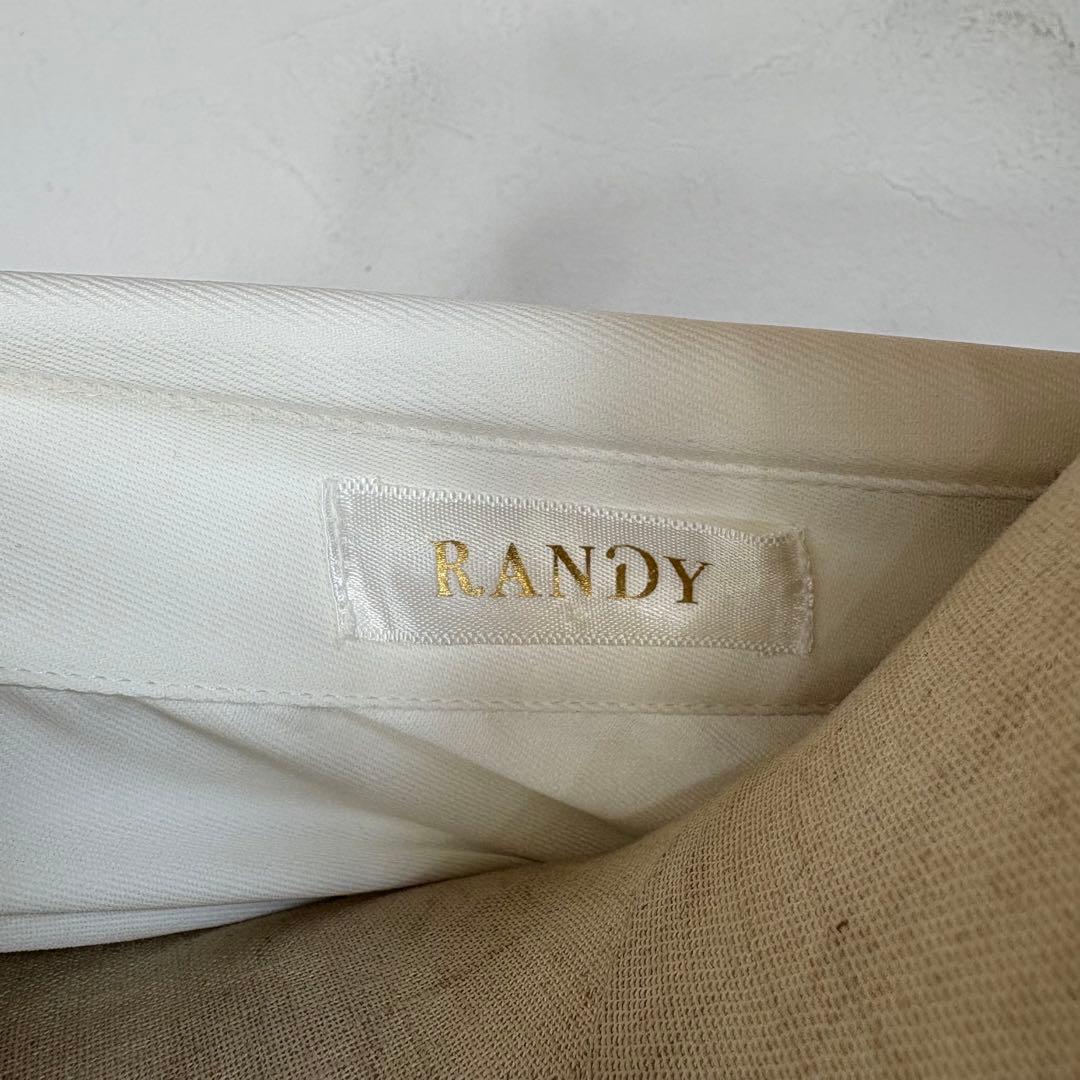 20 美品 RANDY プリーツ ワンピース 骨格ウェーブ 参戦服