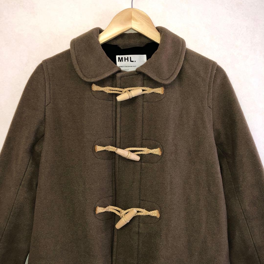 マーガレットハウエル MHL ダッフル コート ロング ウール 木製トグル