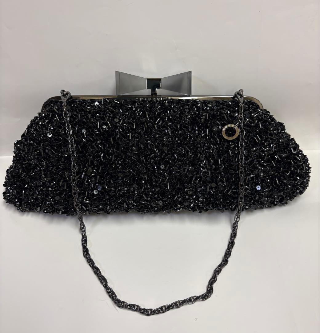 ANTEPRIMA クラッチバッグ クリスタルフィオッコ 黒