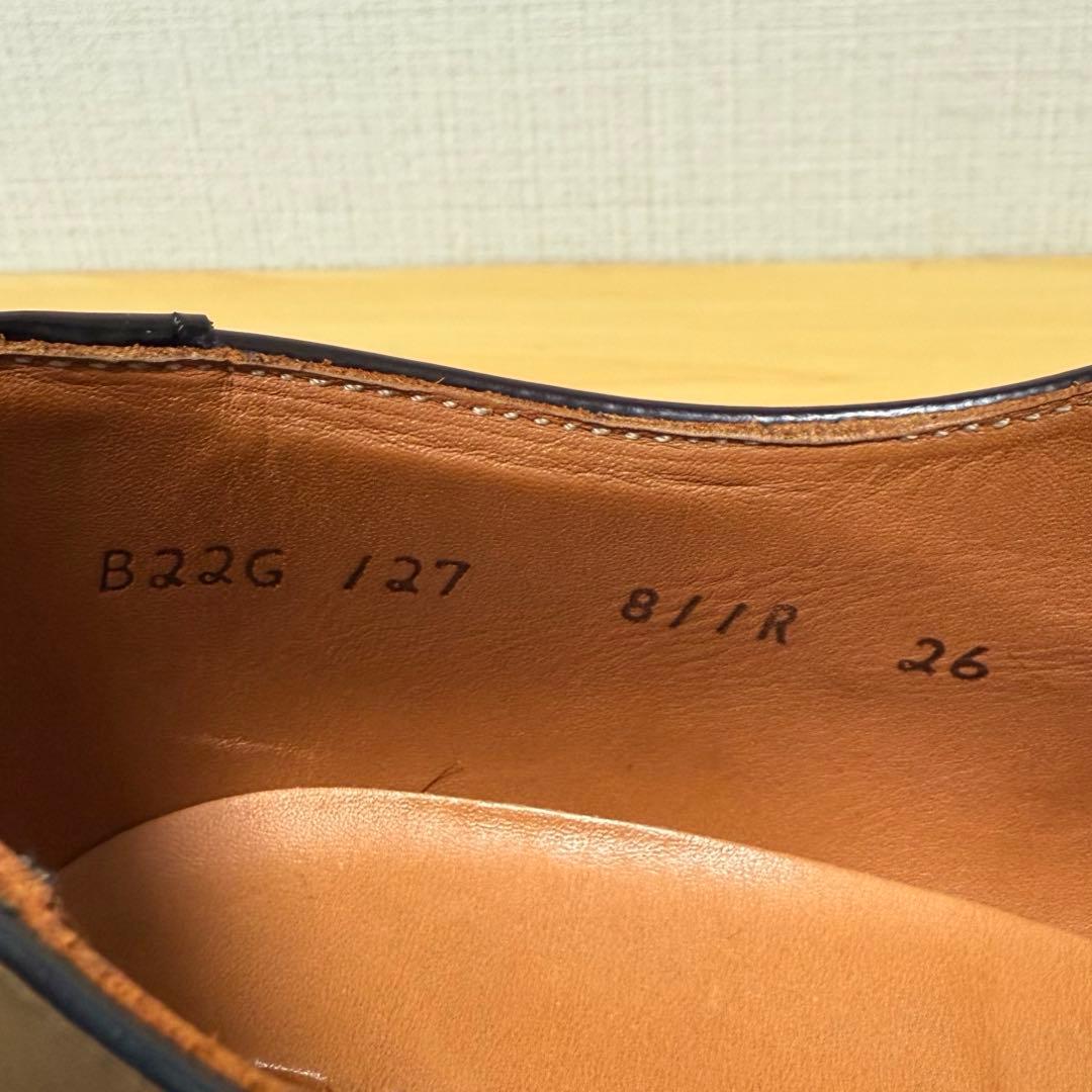 【美品】REGAL ストレートチップ ブラック 26.0cm 内羽根