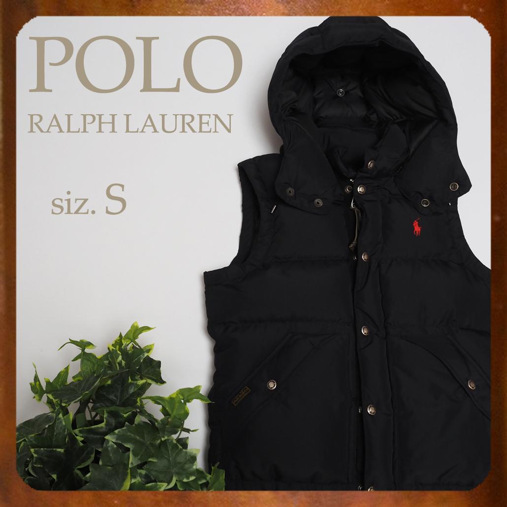 POLO RALPH LAUREN ポニー刺繍 2WAY肉厚ダウンベスト 黒S POLO RALPH LAUREN ポニー刺繍 2WAY肉厚ダウンベスト 黒S - メルカリ