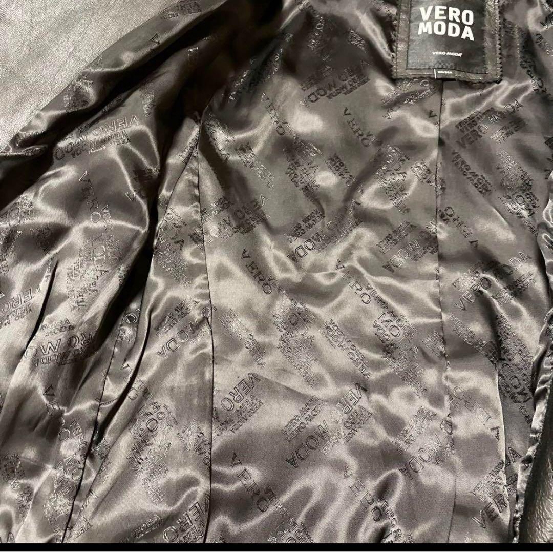 ヴェロモーダ 【L】希少品 新品 ヤギ革レザージャケット 革ジャン 黒 男女